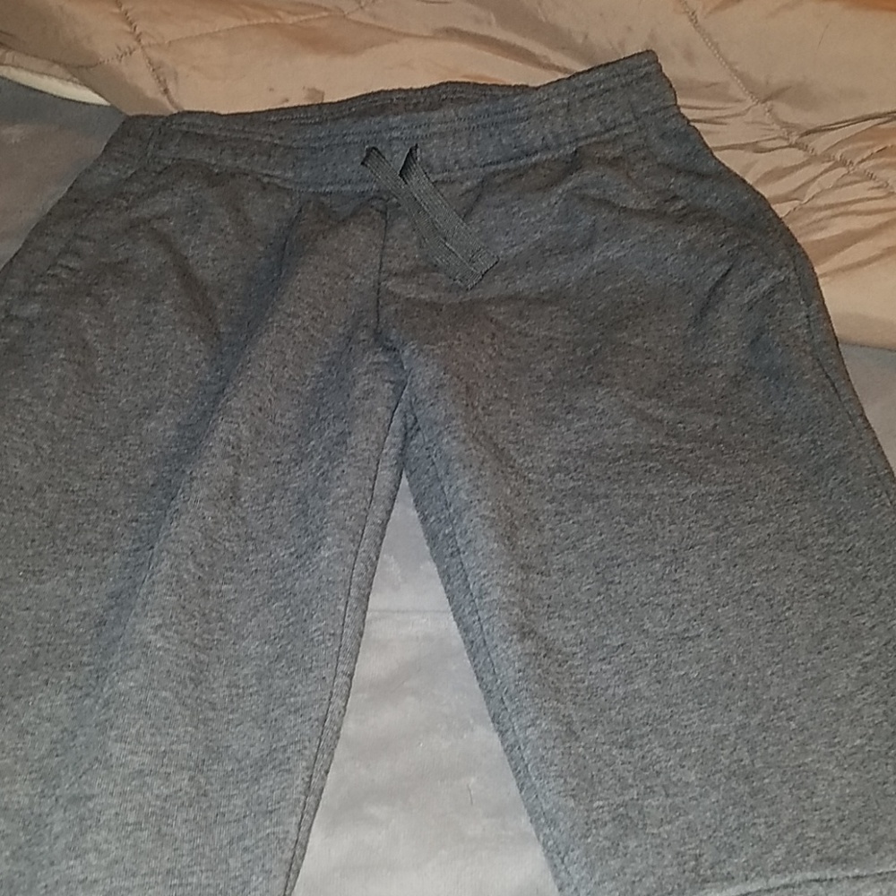 Adidas M pants grey with pink on leg